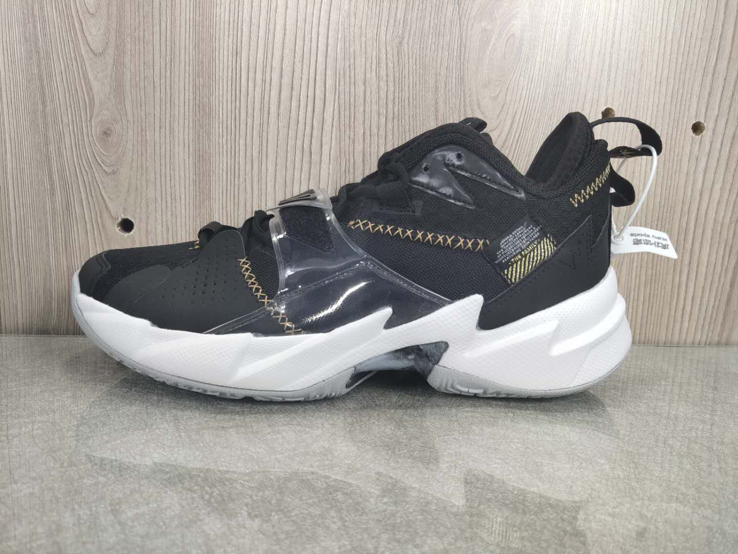 2020 Jordan Why Not Zer0.3 Black Gold White - Click Image to Close